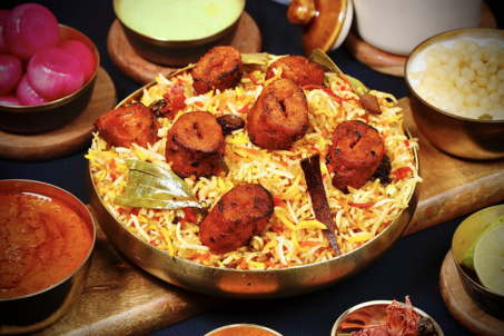 Chaap Tikka Dum Biryani Bucket (2500ml)
